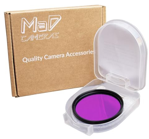 MaD Kameror i fullfärgskorrigering kamerafilter för digital SLR (FLD lila, 52 mm)
