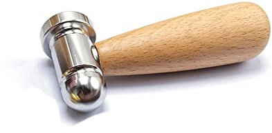 ABBNIA Hammer Schwarz nussbaum Kupfer Hammer, buche 304 Edelstahl Hammer, Mini hämmer