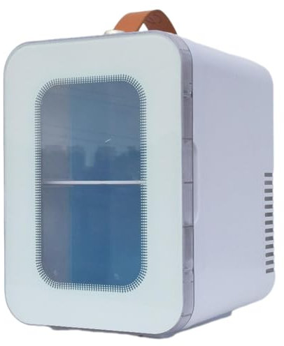 Ungtyb Congélateur portable de voyage, congélateur portable pour voiture, petit réfrigérateur intelligent avec 2 modes, réfrigérateur compact de voiture de 6 litres, congélateur à économie d'énergie