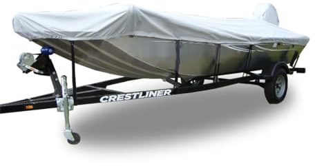 Custom Fitted 9.25oz 100% Acrylic Boat Cover Compatible for a THRU-2024 Gator Tail 1860 Flat Bow Cc in Solution Dyed Canvas. Made on Demand