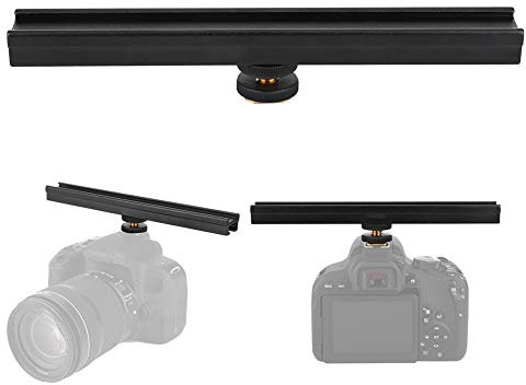 JUROUPI Easy Hood ESE-20 20 Cm Porta della Barra della Barra di Estensione per Montaggio a Fredda con Foro a Vite da 1/4 di Pollice per Canone