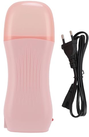 TARSHYRY Effektiv uppvärmningsvärmare för rullande vaxmaskin för 100 g rullvaxrulle med stabil smältplatta, kompakt design för hemmabruk och (rosa)
