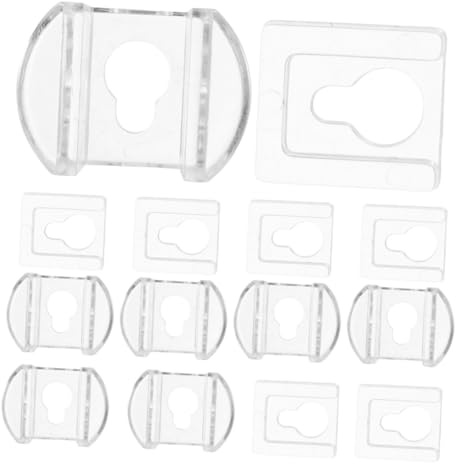 Gadpiparty 20stücke Transparente Schlüssellochaufhänger Für Acrylglasbilder Robuste Rahmenlose Wandhalterungen Bilderrahmenhaken Zum Aufhängen Mit Hochfestem Klebstoff Spiegelhalterungen