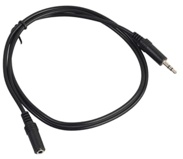 DECORNIJIA Cavo Prolunga Audio Stereo Maschio Femmina Metri con Connettori Nichelati e Rivestimento PVC Resistente Compatibile con Smartphone Tablet Cuffie e Autoradio