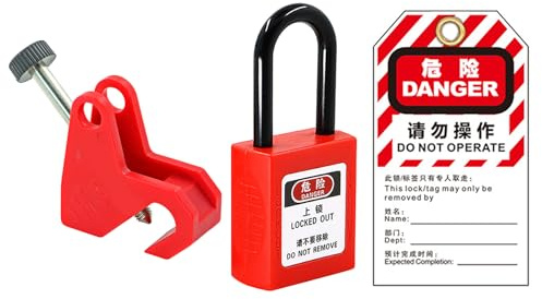 Verrouillage Panneau Électrique – Dispositif De Sécurité Disjoncteur, Outil D'isolation, Verrouillage Boîtier De Distribution Domestique, Équipement D'étiquetage Disjoncteur | Système De V