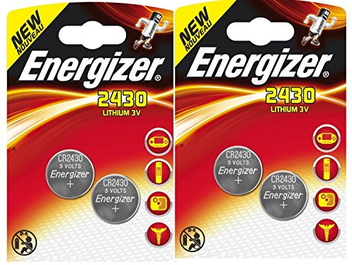 Lot DE 4 Piles Energizer CR2430-2 Blister DE 2 - Lithium 3V