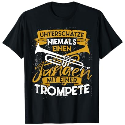 Trompeter Geschenk Trompetenspieler Musik Jungen Trompete T-Shirt