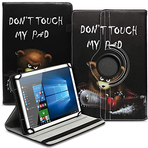 NAUCI Tablet Hülle kompatibel mit Telekom T Tablet 10,4 Zoll Tasche Schutzhülle Case Universal Cover aus Kunst-Leder Standfunktion 360° Drehbar, Farbe:Motiv 8