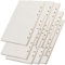 ZEONHEI 18 Packungen A5 Papier Kariert, 800 Blätter 6 Löcher Nachfüllpapier, Nachfüllbare Refill Paper Grid Paper für A5 Notizbuch, Tagbuch, Skizze, DIY, Elfenbein Weiß