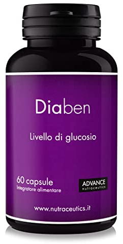 Diaben - livello di glucosio | intergratore alimentare premium | 3 sostanze naturali - Gimnema, Cannella, Acido alfa lipoico | 60 capsule