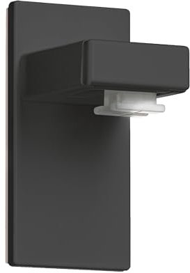 Estika Plissee Halterung zum Kleben ● 4 Stück ● Anthrazit ● Für Nicht öffenbare und feststehende Fenster ● Zum Aufkleben auf den Rahmen