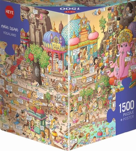 Yogaland: 1500 Teile, 30 inches by 20 inches, Silver