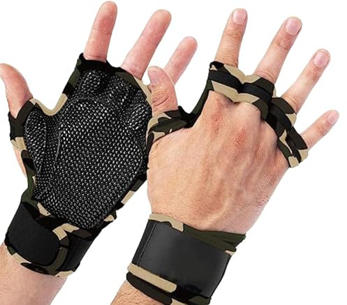 Trainingshandschuhe, Lifting-Handschuhe – Fitnesshandschuhe mit Handgelenkstütze | Atmungsaktive, rutschfeste, belüftete Handschuhe für Männer und Frauen für Fitnessstudio Fitness