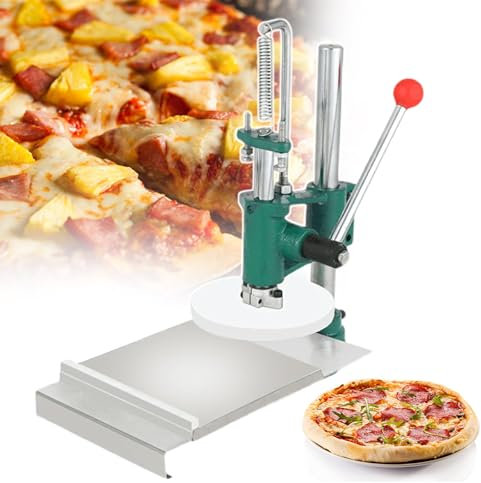pealiritansemen Manual Soft Dough Press, Tortilla Maker, Commercial Pizza Pastry Forming Machine, Kitchen Dough Pressing Tool, For Fast Food Restaurant, Bakery,12cm