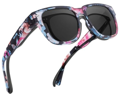 Myiaur Überzieh Sonnenbrille Damen Polarisiert UV400 Schutz Leichtgewicht