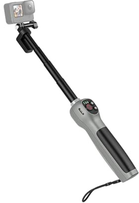 FLEXMAN Sports Camera Underwater Selfie Stick with Remote Control, 9.9~33 Stretchable 30M Water Proof Depth Aluminum Alloy Diving Extension Stick for Hero 12/11/10