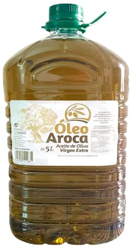 2 Garrafa de 5L.ÓLEO AROCA Aceite de Oliva Virgen Extra: La Joya de la Gastronomía Española, Puro Lujo Andaluz,