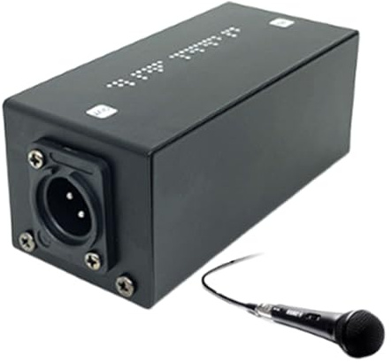 Preamplificatore booster, preamplificatore microfono a guadagno da 28 dB | amplificatori a basso rumore, trasmissione audio senza perdite per microfoni dinamici, podcast, registrazione, streaming, uso