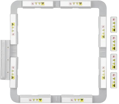 Sew Tech Magnetischer Stickrahmen für Brother Innovis Luminaire XP1 Dream Machine XV8500D Babylock Solaris Meridian Altair Destiny Destiny Ⅱ Solaris Vision Machine, 24,1 x 24,1 cm Mighty Snap