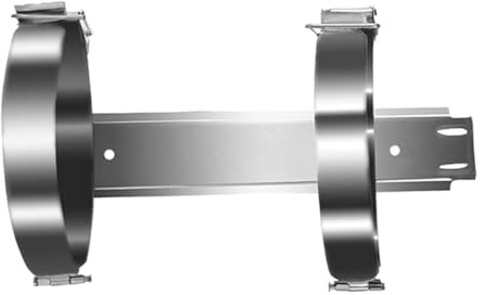 IWOWHERO Supporto Porta Estintore in Ferro Zincato per Muro Staffa Robusta e Facile da Installare Design Sicuro con Fissaggio Multipunto per Ufficio e Negozio