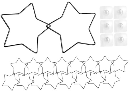 Sharplace Treillis à Mailles pour Plantes grimpantes, Treillis de Jardin décoratif en Forme d'étoile pour Haricots, pothos, tomates, Pois, Lierre.