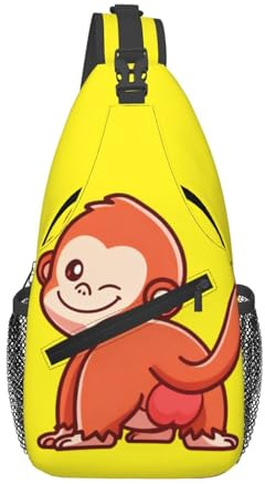 Apas rumpa kvinnor män axelväskor stöldsäker crossbody-väskor med dragkedja dagväska för sport resor affärer promenader