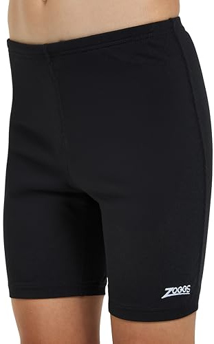Zoggs Boy's Cottesloe Mid Jammer Swim Trunks, Black, 6 Years
