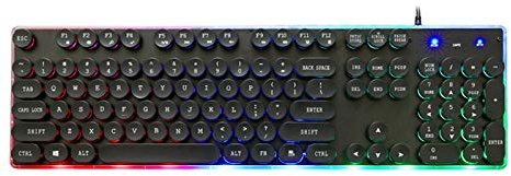 1 Pièce RVB Rétroéclairé Anti-Ghosting Clavier Filaire De Jeu Mécanique Clavier De Bureau Jeux D'Ordinateur De Bureau
