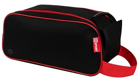 55 Sport Bolsa clásica para botas de fútbol y zapatos - Negro y rojo
