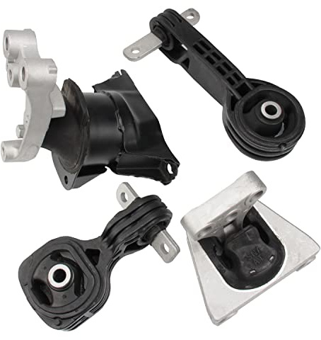 Set of 4 Engine Motor and Trans Mount Compatible with 2006-2011 Honda Civic 1.8L Automatic Transmission, Replace OE A4530 A4534 A4543 A4546