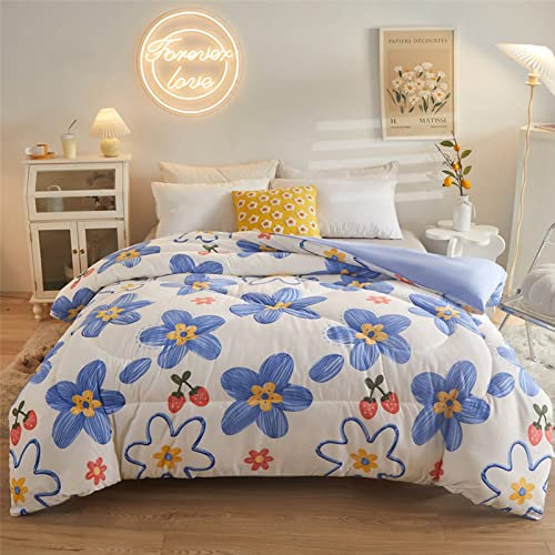 Steppdecke, Flauschige Steppdecken für Allergiker Duvet, 220x240cm3500g Dicker Warmer Plüsch Wintersteppdecke,Winter Weiche Warme Bettdecke Bettwäsche