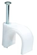 ATTACHE CAVALIER ROND 5MM BLANC 50 PIECES