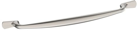 FURNIWARE 10 stycken skåphandtag, 160 mm hålavstånd lådhandtag, borstat satin-nickel möbelhandtag lådhandtag för dörrar, byråer, kök, kistor, skåp