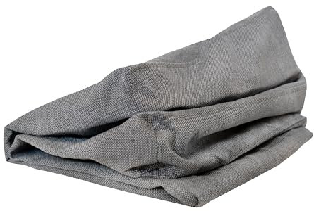 POKAR Bezüge für Palettenkissen, Größe:Set Sitzkissen 120x80 + Rückenkissen 120x40, Farbe:Grau