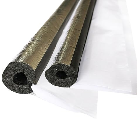 Manicotto per Tubo Isolante Antigelo, Cotone Isolante per Tubi in Rame per Aria Condizionata, Adatto per Unità di Condizionamento Dell'aria, Tubi Dell'acqua Interni ed Esterni(10mm/0.39in)