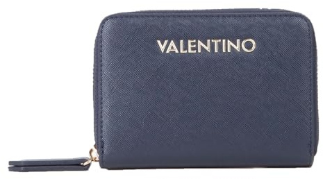 Valentino Geldbörse Zero Re Zip Around Wallet Blu Notte dunkelblau