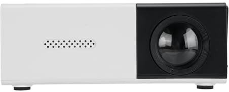 XUMIUZIY 1080p LED -Projektor, 6000lm Ljusstyrka, Auto Keystone Korrigering, Inbyggd HIFI -högtalare, Stöd HDMI, USB, 3,5 Mm Jack, Bärbar Projektor för Hemmabio, Utomhus