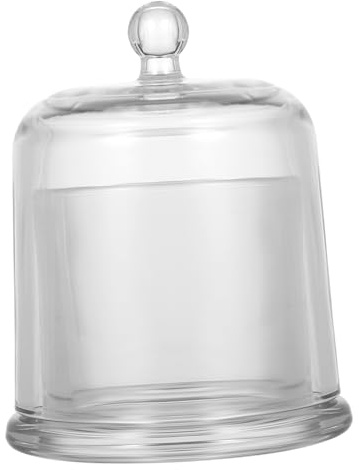 VALICLUD Tarro de Vidrio Tapa para Dulces y Velas, Capacidad 120ml, Diseño Moderno y Duradero, Adecuado Hogar y Restaurante