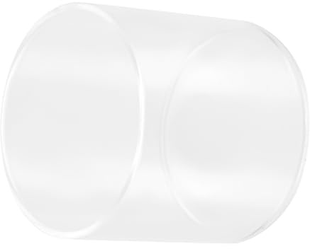 LIFKOME Abat Jour Léger et Facile à Transporter Lampe en Verre Transparent Protection Élégante pour Lanterne à Gaz Extérieure pour Activités en Plein Air