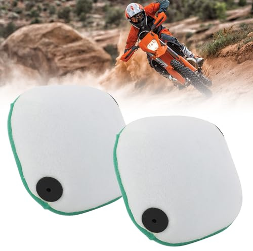 BIUGERCN Filtro Aria per Moto,2 Pz Filtro Aria Aspirazione per KTM SX XC TC TX TE FC FE FS XCW EXC EXCF 125 150 250 350 300 450 500 2016-2020 Dirt Bike Pit Bike