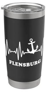 Flensburger Motiv Anker EKG Flensburg Doppelwandiger Edelstahl-Thermobecher