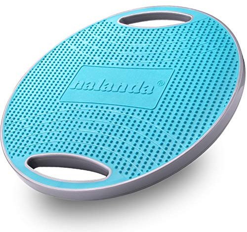 NALANDA Wobble Balance Board, Core Trainer for Balance Training and Exercising, Healthy Material Non-Skid TPE Bump Surface, Stability Board for Kids and Adults