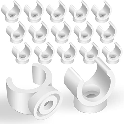 50 Packs 1/2 Inch PEX Clips Pipe Hangers Clamps Holder Pipe Support Plastic 16 mm PEX Tubing Clamps Hangers Water Support Clamp Clips Socket