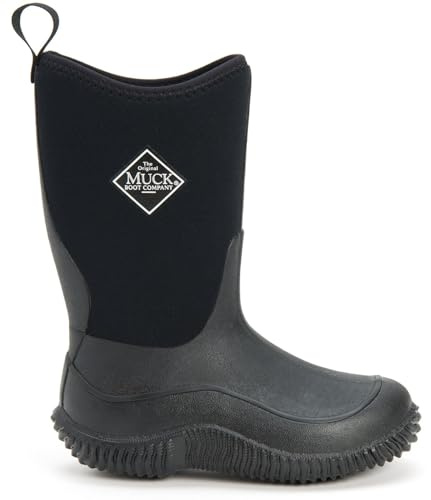 MUCK Kids' Hale Boot, Black, Size 1(M)