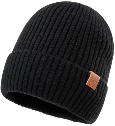 TOP-EX 100% Merinowolle Beanie Herren Damen Fleecefutter Winter M/L-XL/XXL | 100% Merinowolle, weiches Fleecefutter, Temperaturausgleich, Feuchtigkeitsableitung, M/L-XL/XXL, Laufen, Golf, Ski, Wandern