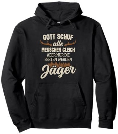 Jagd Jagen Jungjäger die Besten werden Jäger Pullover Hoodie