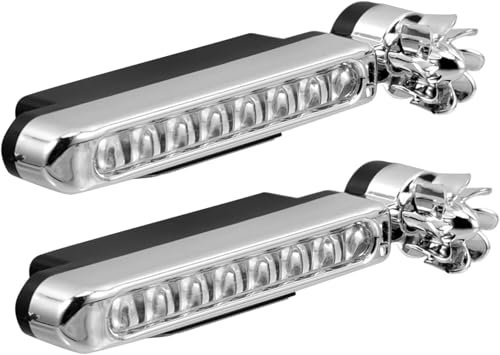 TGYHUJIK 2pcs LED-Tagfahrlicht Zusatzscheinwerfer Vorn für BMW X1 E84 2009-2015 Laufende Scheinwerfer Dekorativ Front Zusatzlicht 8 helle LED,A-Multi-Colored