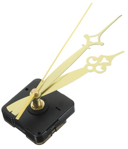 Veemoon 1 Juego Movimiento De Reloj Retro Pequeño Despertador Mecanismo De Reloj Segundos Inusual Reloj De Pared Radiocontrolado Manecillas Del Reloj Solamente Kit De Reloj No El Plastico