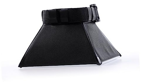 2 Stück Blitzdiffusor Softbox für DSLR Kamerablitz Schwarz Kunststoff | Blitz Diffusor, Faltbar für Weiche, Gleichmäßige Blitzbeleuchtung, Kamera Diffusor Softbox für Aufsteckblitz