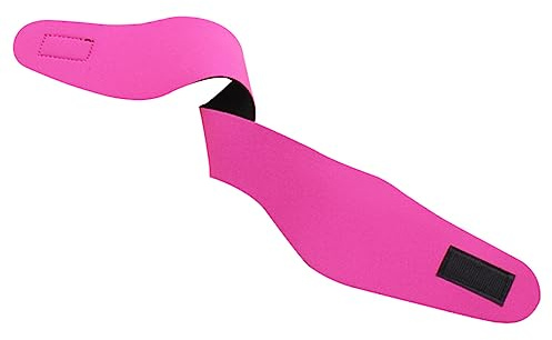 Gatuida Fascia da Nuoto in Neoprene Regolabile per Yoga e Immersioni Protettiva per Orecchie per Ragazzo Ragazza e Adulti Rosso Rosa